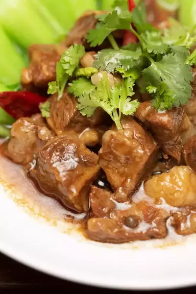 Geschmortes Rindfleisch